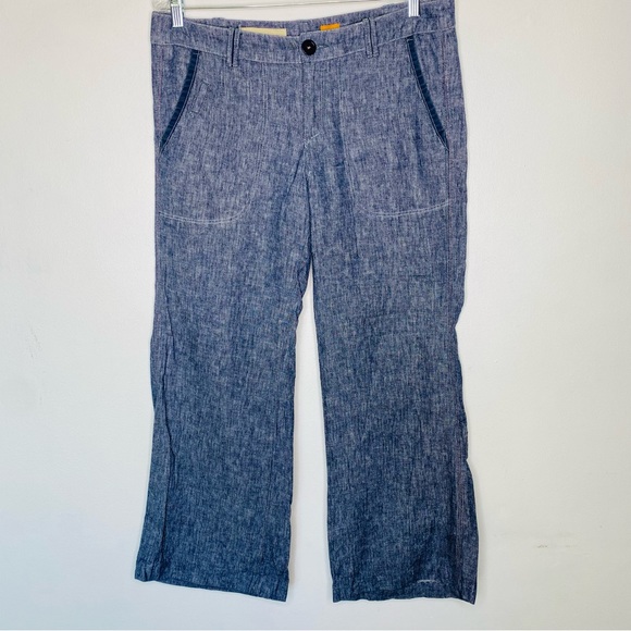 Anthropologie Pants - Anthropologie Pilcro and The Letter Press Wide Leg Linen Blend Pants Size 10